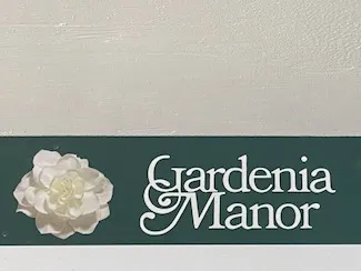 Gardenia Manor Sign