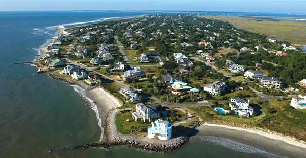 Aerial Photo of Sullivan's Island SC