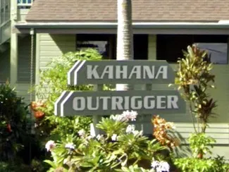 Kahana Outrigger Sign