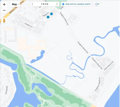Singleton Beach Real Estate Map