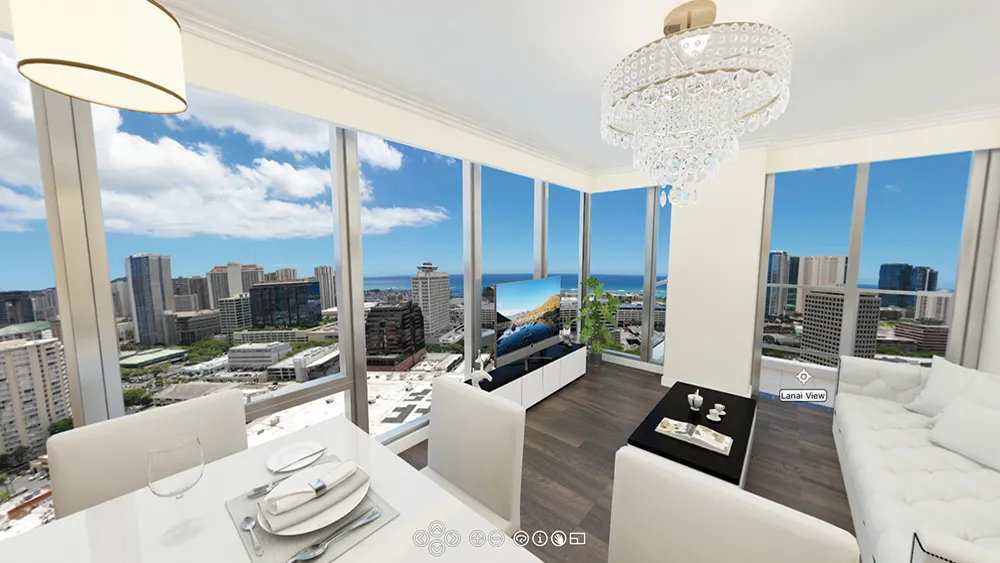 Hawaii City Plaza Interior Rendering