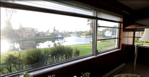 View from the living room at 5409 Azure Way, Siesta Key Florida