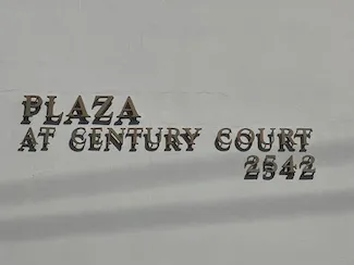 Plaza at Century Court Sign