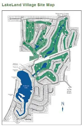 lakeland village map