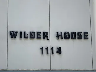 Wilder House Siign