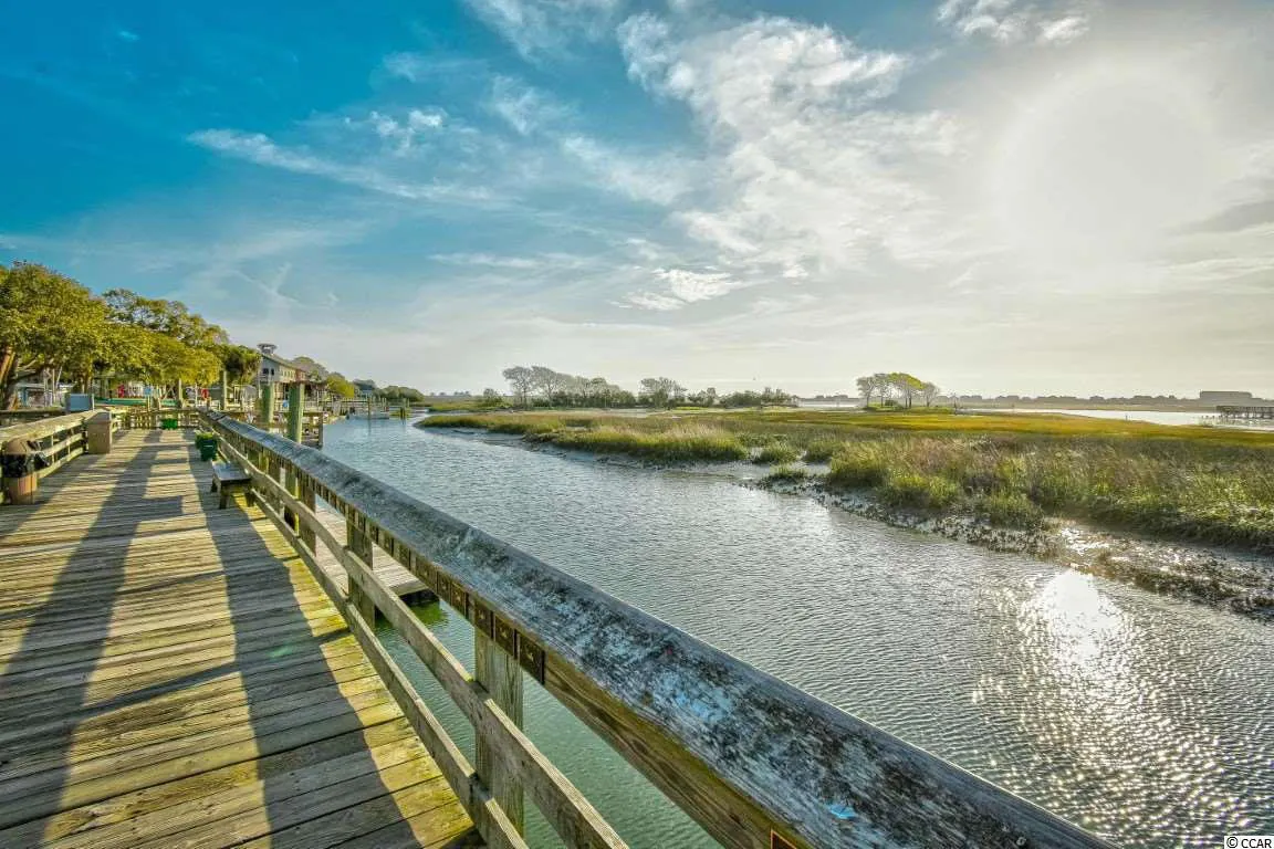 Murrells Inlet Marshwalk Boardwalk overlooking the marsh