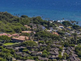 La Pietra Aerial View at Diamond Head