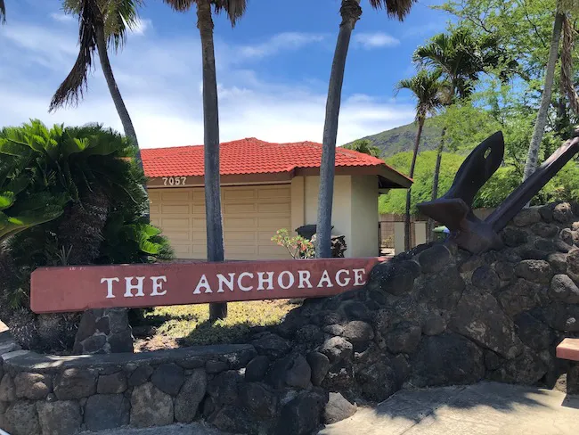 Anchorage Hawaii Kai Entry Sign