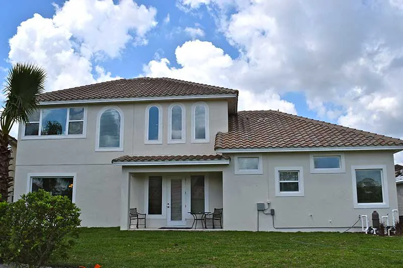 courtyard model home