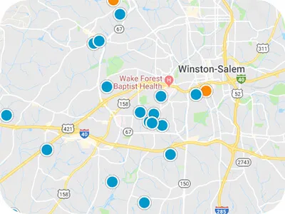 Winston Salem Real Estate Map Search