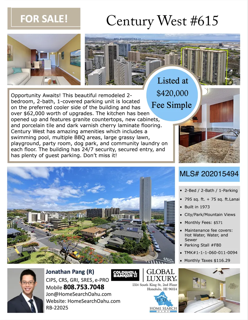 Century West Unit 615