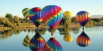 hot air balloons