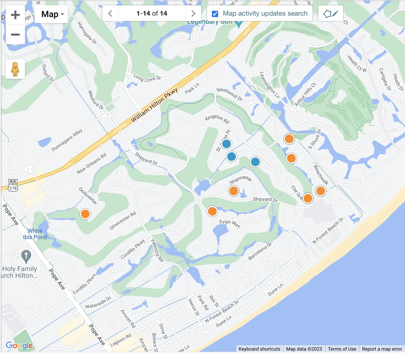 Shipyard Plantation Real Estate Map