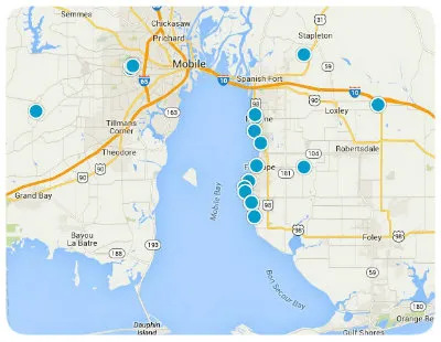 Interactive Map Search