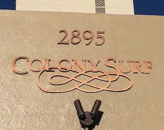 Colony Surf Sign