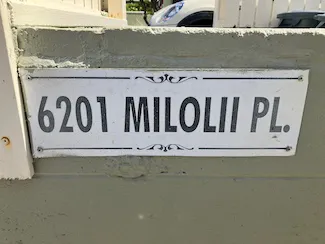 Koko Head Villas Sign