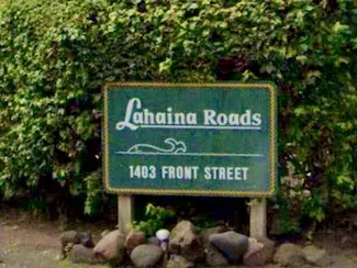 Lahaina Roads Sign