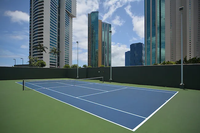 Hawaiki Tower Tennis Court