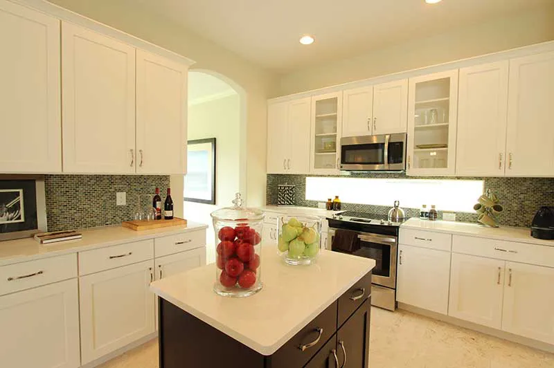 courtyard model home