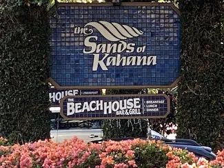 Sands of Kahana Sign