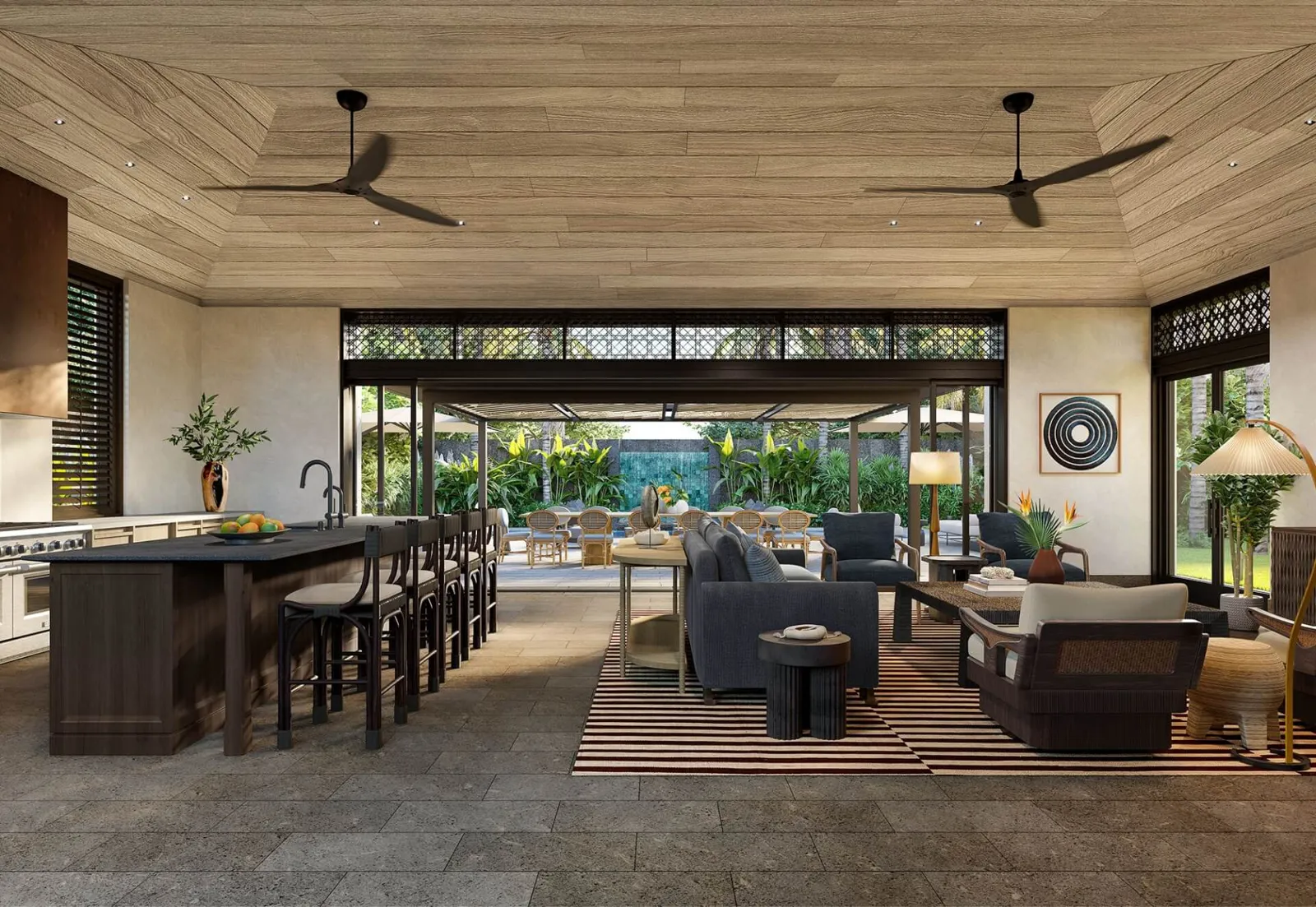 Kalae Ward Village Courtyard