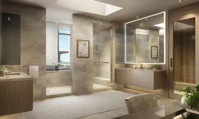Park Lane Penthouse Bathroom