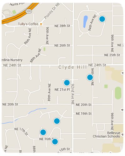 Clyde Hill Interactive Map Search