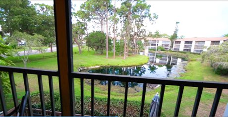 The soothing water view from 1114 Bird Bay Way in Venice