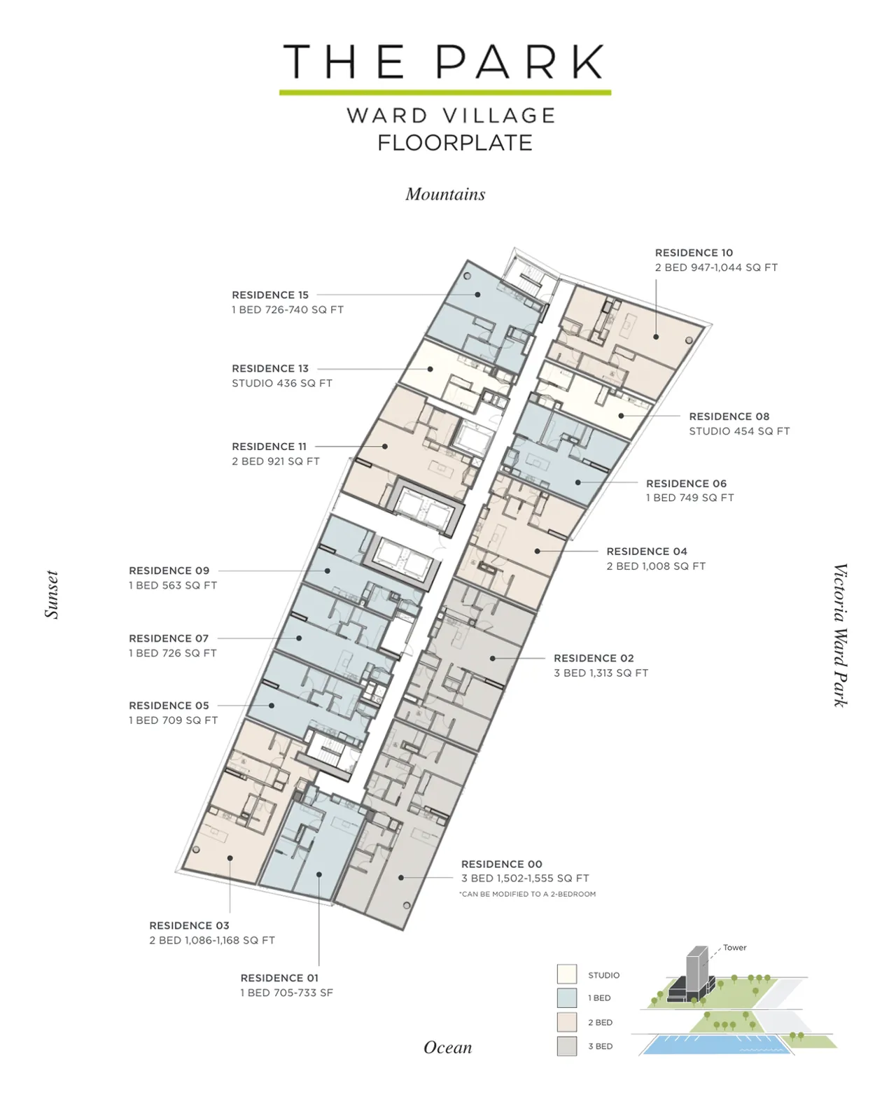 The Park Ward Village Floor Plan