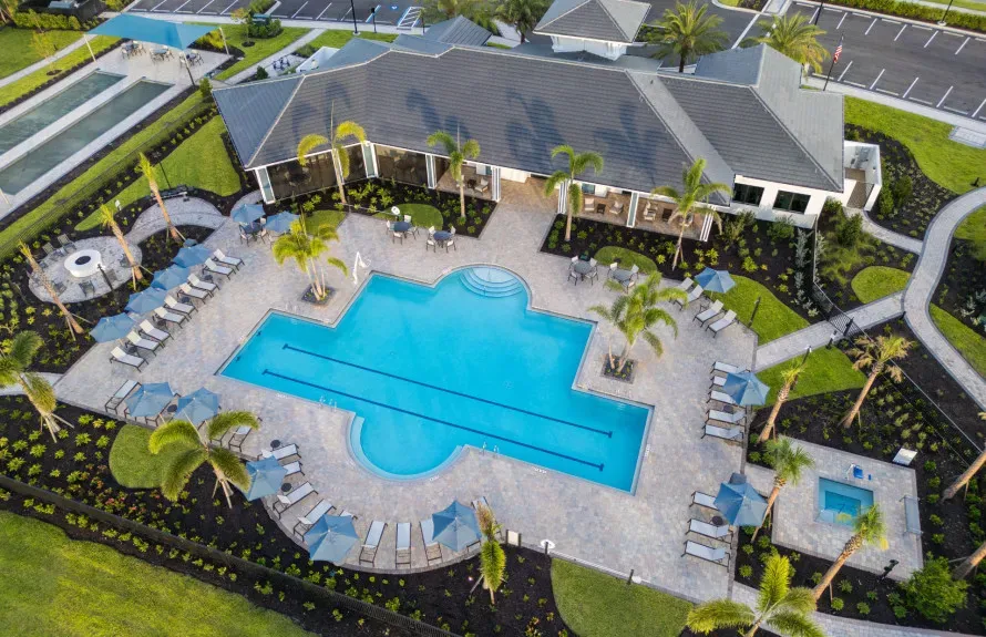 Community swimming pool at Arbor Oaks