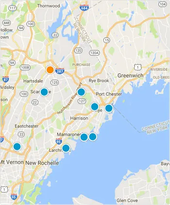 Westchester Map Condo Search