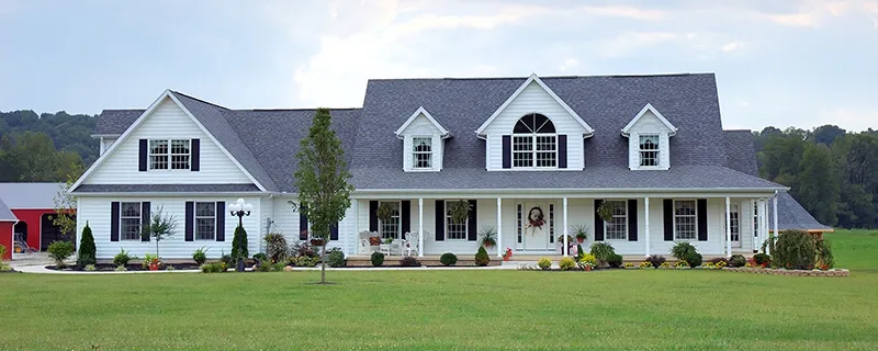 One Acre Lots + Homes for Sale