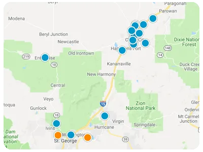 Interactive Map Search
