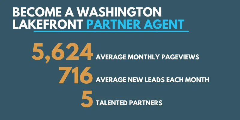 Become a Washington Lakefront Parnter Agent