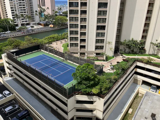 Yacht Harbor Towers Tennis Court