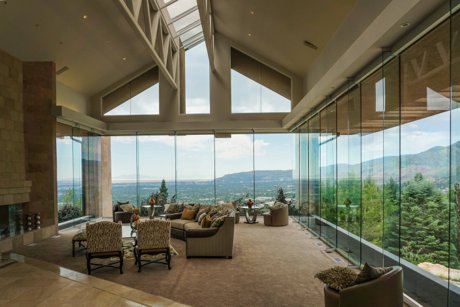 Million dollar family room in Cottonwood Heights Utah