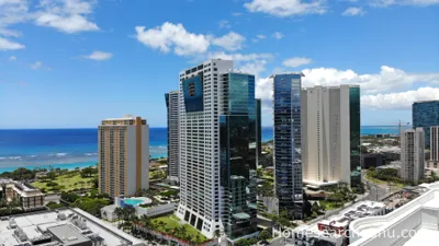 Uraku Tower Ocean Facing Right View