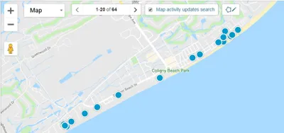 Forest Beach Oceanside Homes for Sale Map
