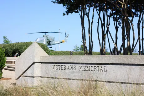 Veterans Memorial Park Sign